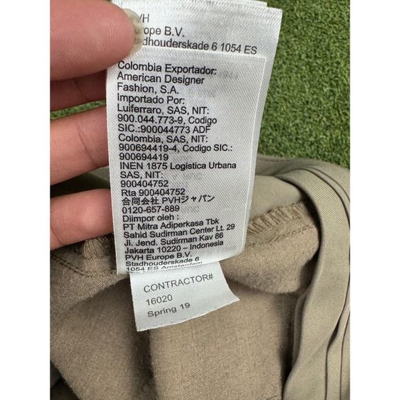 DKNY Mens Khaki Golf Shorts Size 36 Performance Casual Chino 10in - Picture 15 of 15